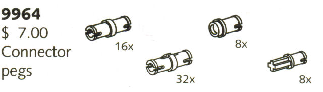 9964-1 Fittings for Beams with Holes (Connector pegs)