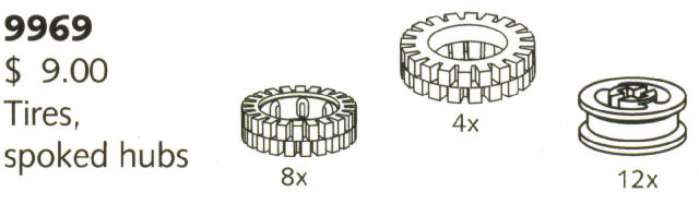 9969-1 Tires and Hubs