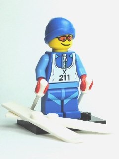 Skier, Series 2 (Minifigure Only without Stand and Accessories)