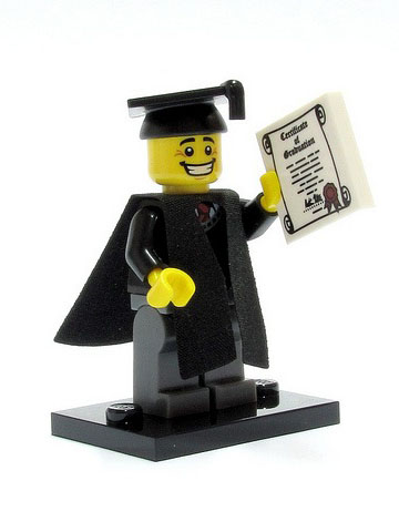 Graduate, Series 5 (Minifigure Only without Stand and Accessories)