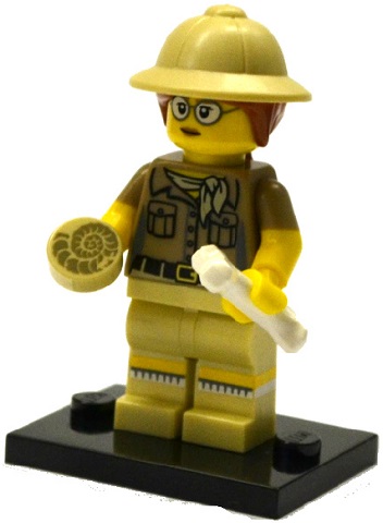 Paleontologist, Series 13 (Complete Set with Stand and Accessories)