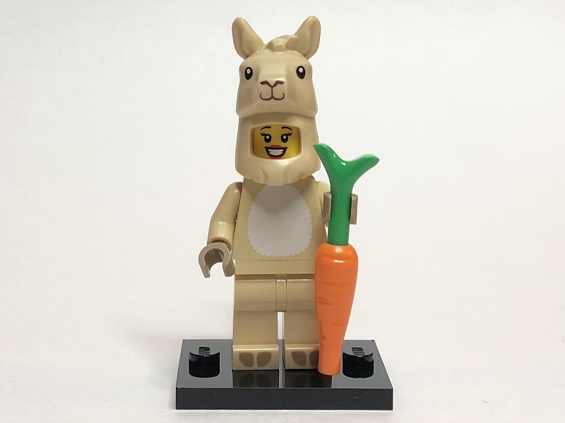 Llama Costume Girl, Series 20 (Complete Set with Stand and Accessories)