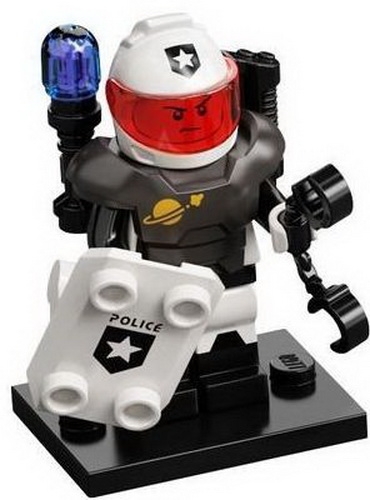 Space Police Guy, Series 21 (Complete Set with Stand and Accessories)