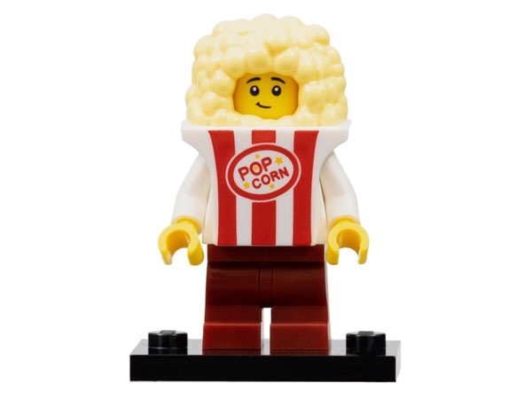 Popcorn Costume, Series 23 (Complete Set with Stand and Accessories)