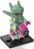 Robot Warrior, Series 24 (Complete Set with Stand and Accessories)