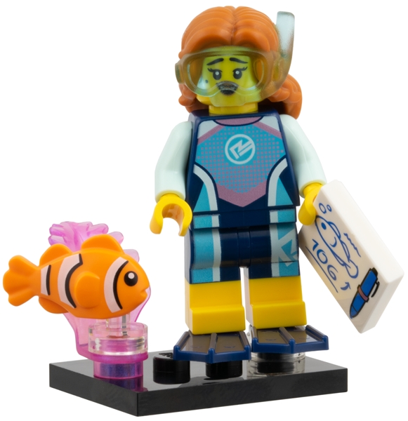 Marine Biologist, Series 29 (Complete Set with Stand and Accessories)