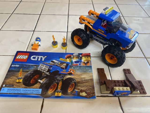 Lego monster truck online 60180 instructions