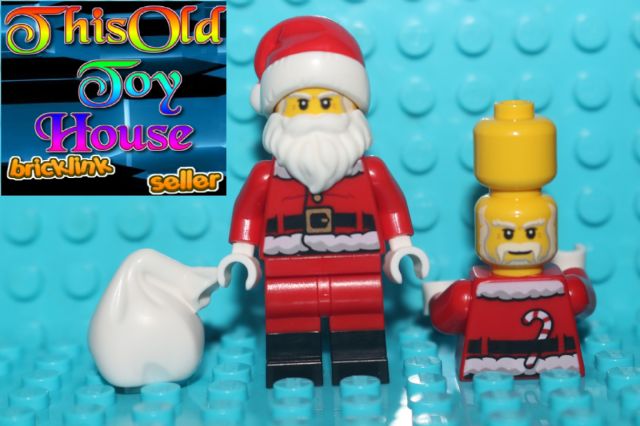 Red Santa Clause Torso w/ Candy Cane on Back - Official LEGO® Part – The  Brick Show Shop