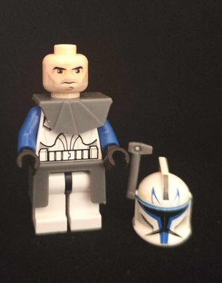 Lego Star Wars Clone Trooper CAPTAIN REX Minifigure Phase 1 Head & Torso  sw0314