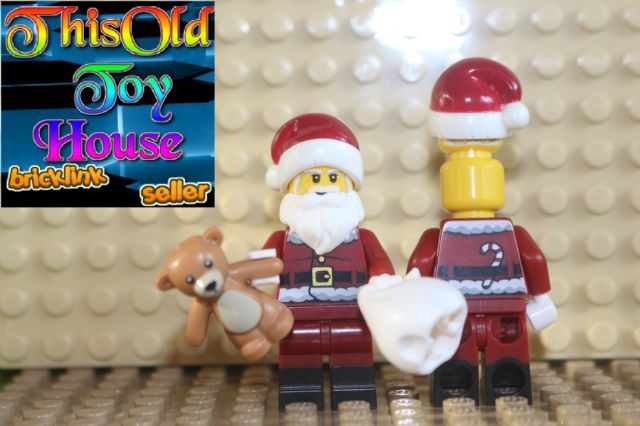 Red Santa Clause Torso w/ Candy Cane on Back - Official LEGO® Part – The  Brick Show Shop