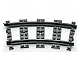 invID: 438369761 P-No: 53400  Name: Train, Track Plastic (RC Trains) Curve