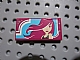 invID: 477894770 P-No: 87079pb0209  Name: Tile 2 x 4 with Woman with Long Hair Pattern (Sticker) - Set 41093
