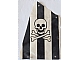invID: 483783229 P-No: sailbb16  Name: Cloth Sail 2 with Black Stripes, Skull and Crossbones Pattern
