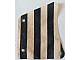 invID: 483783663 P-No: 70966  Name: Cloth Sail 9 x 11, 3 Holes with Black Stripes Pattern