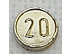 invID: 489315490 P-No: 70501b  Name: Minifigure, Utensil Coin Type 1 with 20 Mark