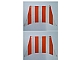invID: 494848843 P-No: sailbb04  Name: Cloth Sail 27 x 17 Top with Red Thick Stripes Pattern