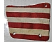 invID: 495892355 P-No: sailbb24  Name: Cloth Sail 9 x 11, 3 Holes with Red Stripes Pattern