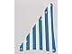 Lot ID: 511311883 P-No: 71308 Name: Cloth Sail Triangular 14 x 22 with Blue Thin Stripes Pattern invID: 511311883 P-No: 71308 Name: Cloth Sail Triangular 14 x 22 with Blue Thin Stripes Pattern