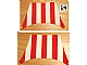 invID: 514538974 P-No: sailbb04  Name: Cloth Sail 27 x 17 Top with Red Thick Stripes Pattern