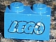 invID: 21559369 P-No: 3004pb036  Name: Brick 1 x 2 with LEGO Logo Open O Style Black Outline Pattern