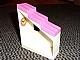 invID: 195483818 P-No: 6464c02  Name: Duplo Wall 2 x 6 x 6 with Window Left and Dark Pink Roof Slope 33 2 x 6 with Stepped Shingles
