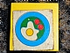 invID: 31751493 P-No: 3068pb2415  Name: Tile 2 x 2 with Blue Circle Plate, Fried Egg, 2 Red Spots Pattern (Sticker) - Sets 1561-2 / 263-1