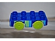 invID: 45675385 P-No: 31202c05pb01  Name: Duplo Car Base 2 x 4 with Lime Wheels with Light Blue and Lime Stripes Pattern