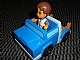 invID: 45332470 P-No: 48033c01  Name: Duplo Truck Pickup with White Bumpers and Earth Orange Bed Sides (7331)