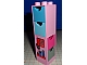 invID: 65249061 P-No: 6462pb01  Name: Duplo Wall 2 x 2 x 6 with Drawer Slots on Two Sides with Telephone Pattern