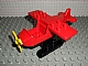 invID: 64949646 P-No: 6354c04  Name: Duplo Airplane Small Wings on Top with Black Bottom with Yellow Propeller