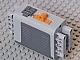 invID: 36878202 P-No: 59510c01  Name: Electric 9V Battery Box 4 x 11 x 7 PF with Orange Switch and Dark Bluish Gray Covers
