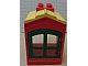 invID: 75888175 P-No: 31028pb03c01  Name: Duplo Building with Chimney, Cutout for Door / Window and Yellow Shingles Pattern with White Window (31028pb03 / 31022)