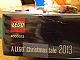 invID: 80625771 S-No: 4000013  Name: 2013 Employee Exclusive: A LEGO Christmas Tale