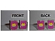 invID: 41546611 P-No: 3840pb03  Name: Minifigure Vest with Crown on Dark Purple Background Pattern (Stickers) - Set 375-2
