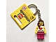 invID: 80834413 G-No: 851330  Name: I Brick Legoland Minifigure Female Key Chain