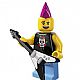 invID: 96597668 M-No: col052  Name: Punk Rocker, Series 4 (Minifigure Only without Stand and Accessories)