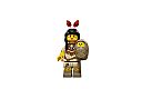invID: 96920879 M-No: col232  Name: Tribal Woman, Series 15 (Minifigure Only without Stand and Accessories)