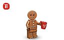 invID: 98194636 M-No: col168  Name: Gingerbread Man, Series 11 (Minifigure Only without Stand and Accessories)