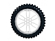 invID: 99780121 P-No: 88517c02  Name: Wheel 75mm D. x 17mm Motorcycle with Black Tire 100.6mm D. Motorcycle (88517 / 11957)