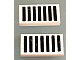invID: 101682889 P-No: 3069p05  Name: Tile 1 x 2 with Black Grille Pattern