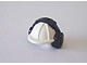 invID: 67437846 P-No: 18899pb01  Name: Minifigure, Headgear Helmet Construction with Molded Black Ear Protectors / Headphones Pattern