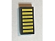 invID: 106658207 P-No: 3069p05  Name: Tile 1 x 2 with Black Grille Pattern