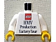 invID: 108097634 P-No: 973pb1918c01  Name: Torso Lego HMV Production Factory Tour Pattern / White Arms / Yellow Hands