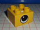 invID: 101415164 P-No: 3437pe1  Name: Duplo, Brick 2 x 2 with Black and White Eye with Spot Pattern on Opposite Sides