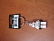 invID: 72103387 G-No: 850355  Name: Stormtrooper Key Chain with Lego Logo Tile, Modified 3 x 2 Curved with Hole