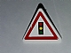 invID: 120331688 P-No: 892pb017  Name: Road Sign 2 x 2 Triangle with Clip with Traffic Light Pattern (Sticker) - Set 8401
