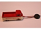 invID: 126289720 P-No: 259pb06  Name: HO Scale, VW Pickup with White Base and Red 