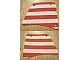 invID: 126765916 P-No: sailbb24  Name: Cloth Sail 9 x 11, 3 Holes with Red Stripes Pattern