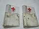 invID: 16893548 P-No: 825p02  Name: Door 1 x 3 x 4 Left with Window and Red Cross Pattern, Upper