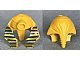 invID: 132021454 P-No: x177px1  Name: Minifigure, Headgear Headdress Mummy with Blue and Gold Stripes Pattern